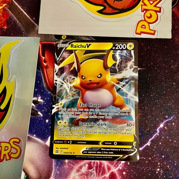 Pokemon | Other | Pokmon Raichu V Card Brilliant Stars | Poshmark